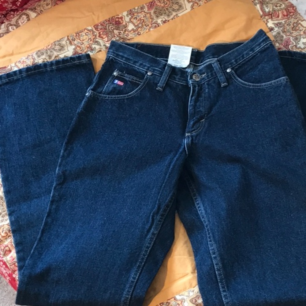 WRANGLER jeans “NWT” Sz 5/6 x 34 Dark blue